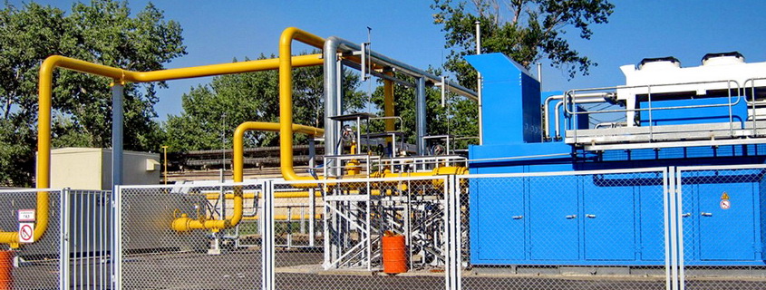 ENERGAS gas treatment system in operation